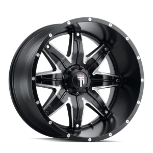 American Truxx – LONESTAR – Black – 20″x10″ -24mm – Summer Wheels – AT185-2185M-24